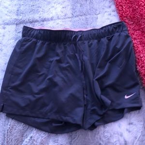 Nike basketball/soccer shorts, purple, for women, size M